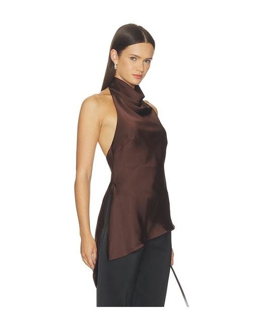 Lovers + Friends Black Mariana Top