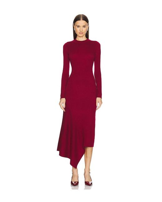 L'academie 'Academie Odelya アシンメトリードレス Red