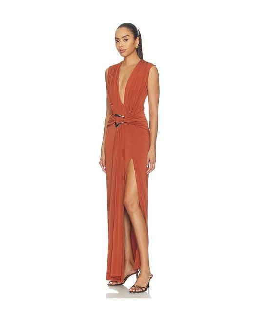 Et Ochs Orange Jil Gown
