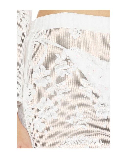 LoveShackFancy White Cirelle Skirt