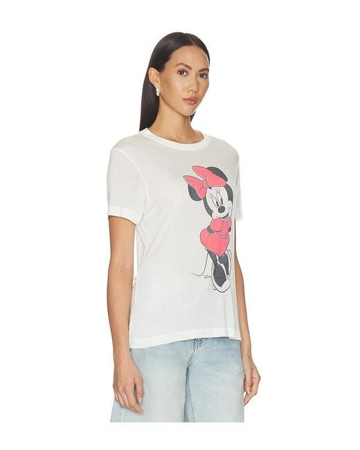 Junk Food White Minnie Mouse Tee