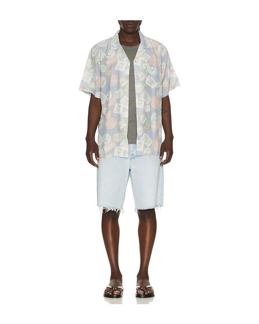 Marine Layer White Cupro Resort Shirt for men