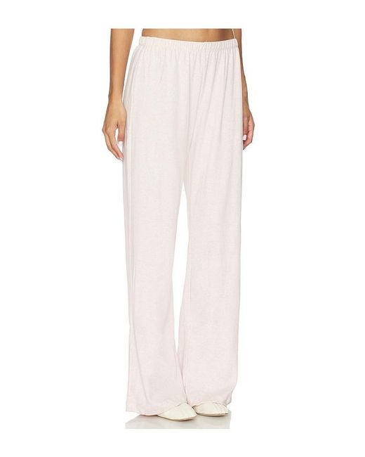 Leset White Nando Lounge Pant