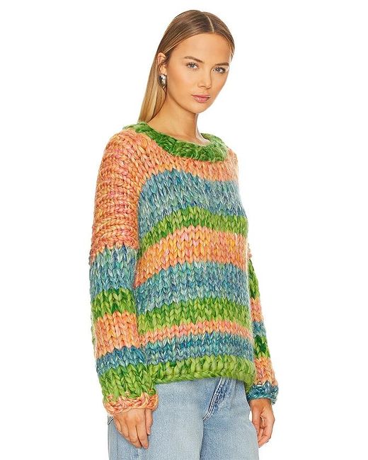 Hope Macaulay Green Hera Chunky Knit Sweater