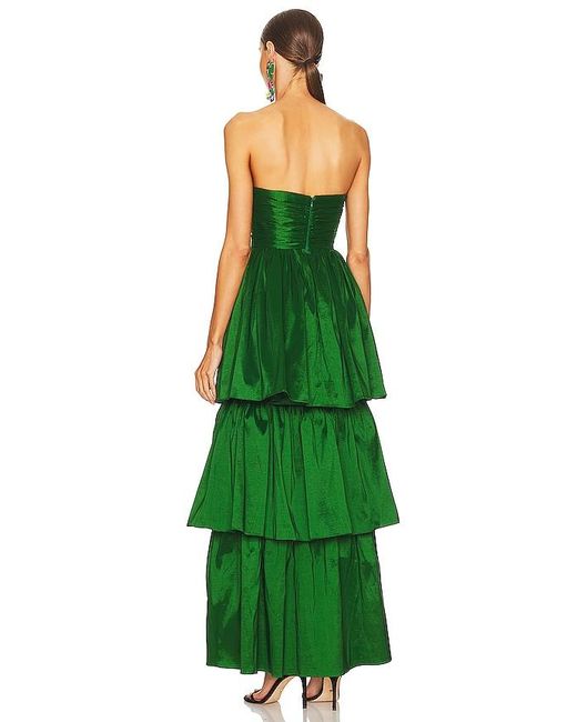 Lovers + Friends Green Michie Maxi Dress