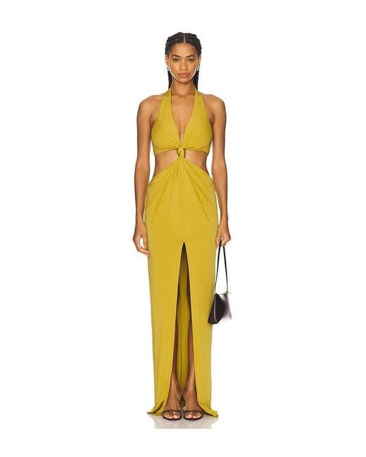 Nbd Yellow The Donyale Gown
