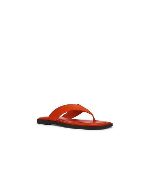Rag & Bone Red Gracie Thong Sandal