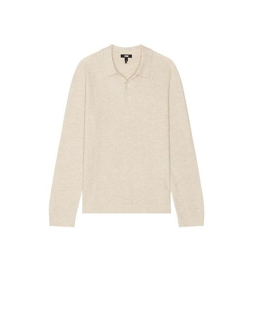 PAIGE Natural Selwyn Sweater Polo for men