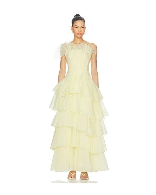 Aje. White Sonnet Gown