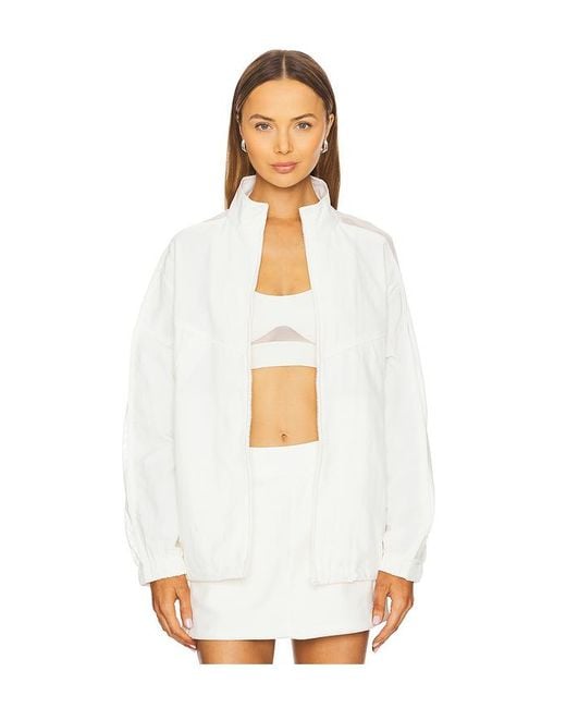 Alo Yoga ホワイト ジャケット Mサイズ Alo Yoga Origin Full-Zip Track Jacket in White | Lyst UK