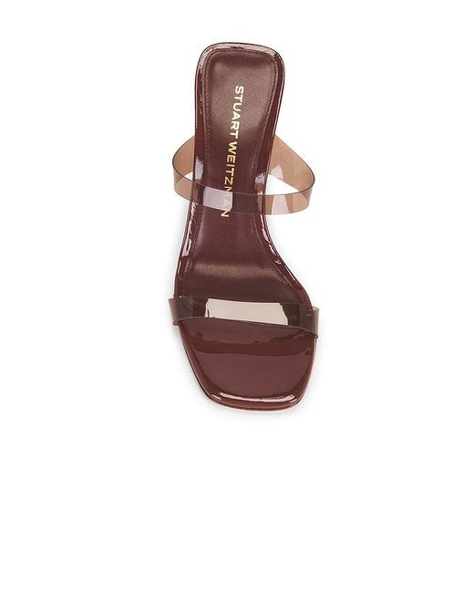 Stuart Weitzman Multicolor Vinnie Lucite Slide 100 Sandal