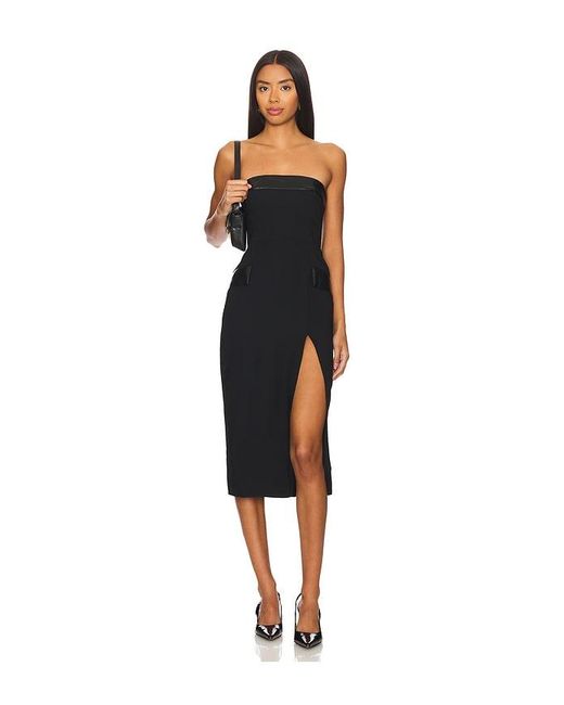Amanda Uprichard Black Cassia Dress