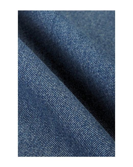 GRLFRND Blue Graham Low Rise Straight