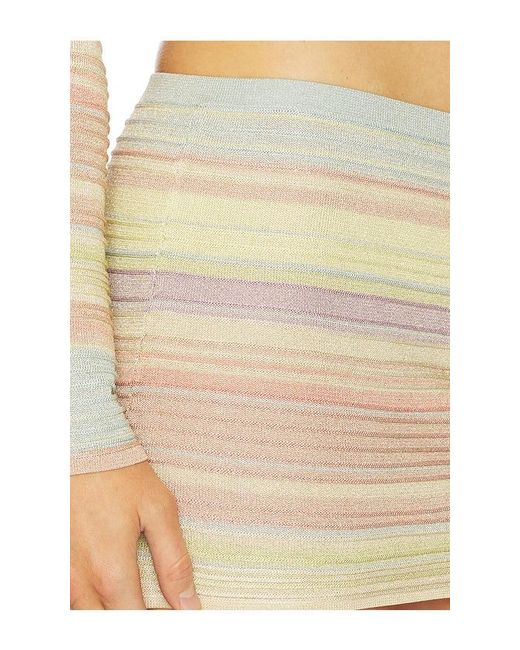 Kapri Natural Kendall Mini Skirt