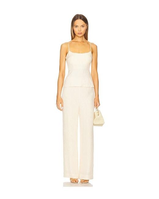 Cami NYC White Lisbon Top
