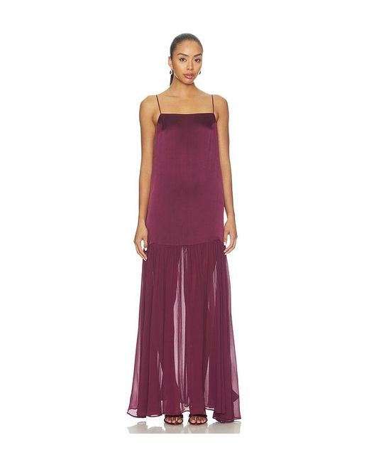 Anine Bing Purple Clementine Dress