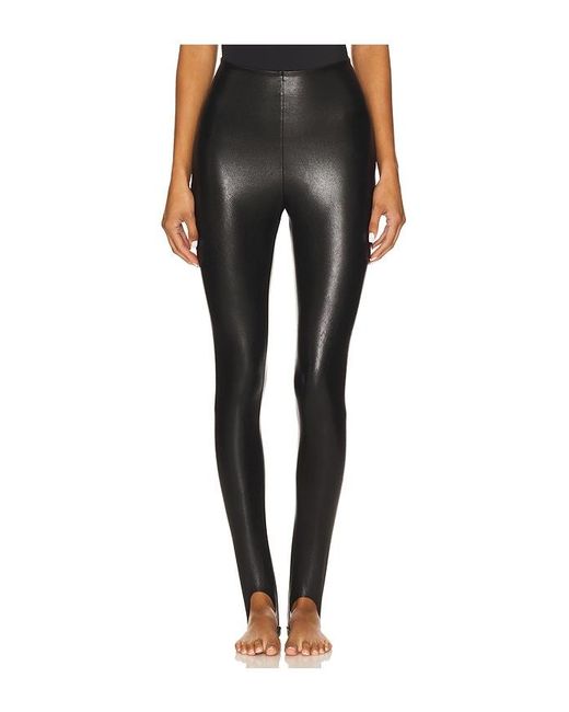 Commando Black Lederleggings