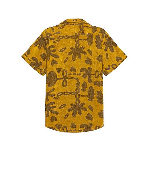 Oas Yellow Galbanum Cuba Terry Shirt for men