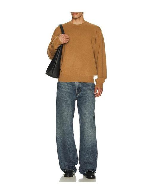 DUNST Cashmere Crew Neck Sweater in Natural für Herren