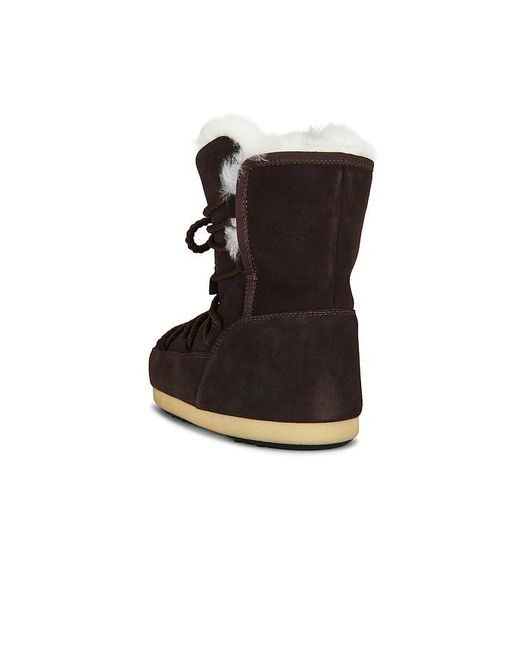 Moon Boot Black Evx Shearling Boot