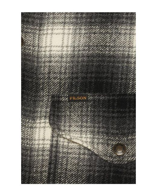 Filson Black Spokane Insulated Cruiser Jacket for men