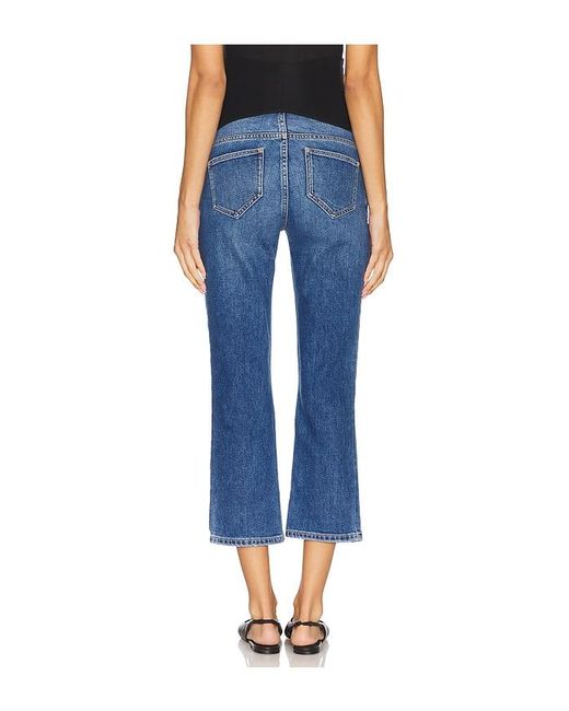 HATCH Blue The Over The Bump Straight Maternity Jeans