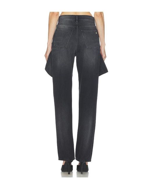 Area Black Hotfix Thigh Slash Jean