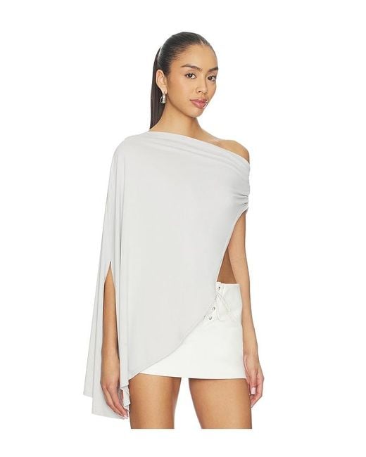 Lioness White Reborn Poncho