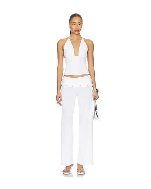 Bella Venice White The Liza Pant