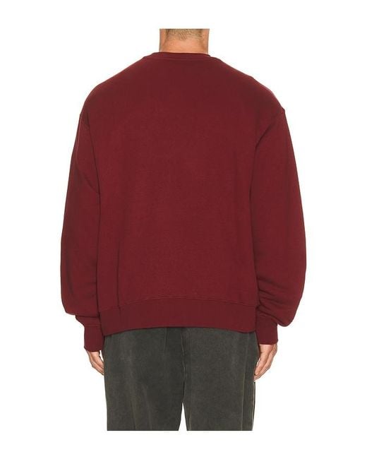 Museum of Peace & Quiet Red Scribble Crewneck for men