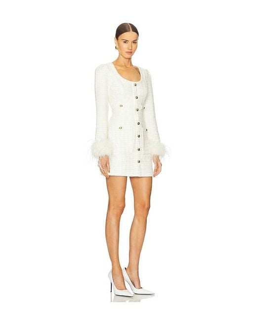 Line & Dot White Kleid Kinzie Mini