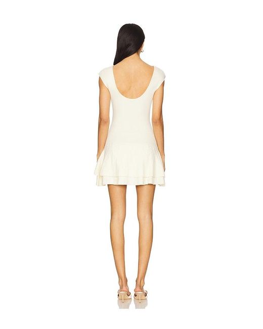 MAJORELLE White Noely Mini Dress