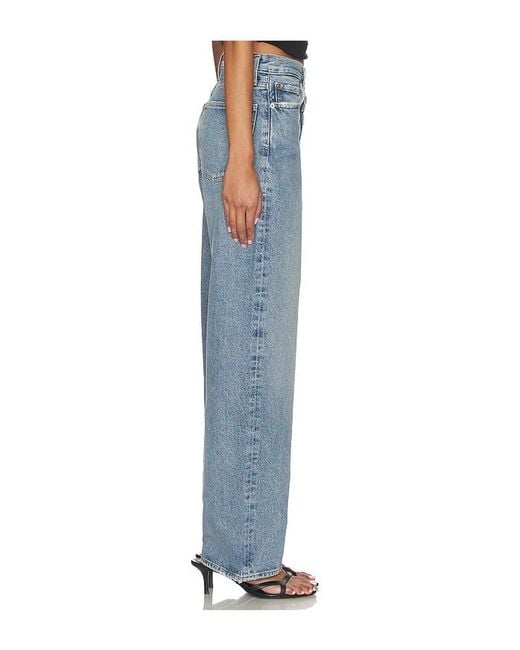 Agolde Blue Arc Criss Cross Jeans