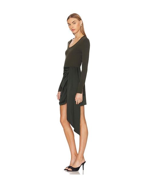 Jonathan Simkhai Black Springer Wrapped Dress