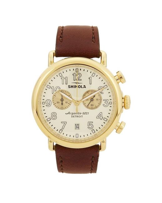 Shinola Natural Runwell Chronograph 41Mm Watch for men