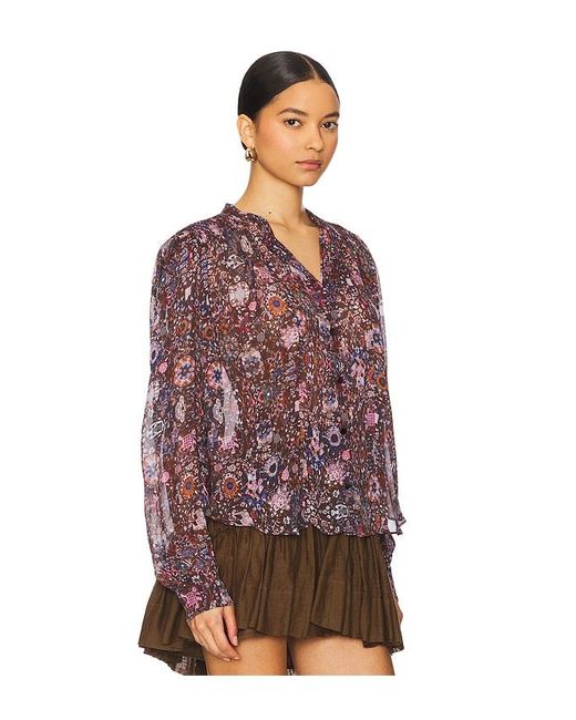 Isabel Marant Brown Oberteil Noeline