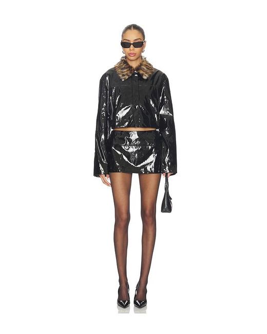BY.DYLN Black Lenni Mini Skirt