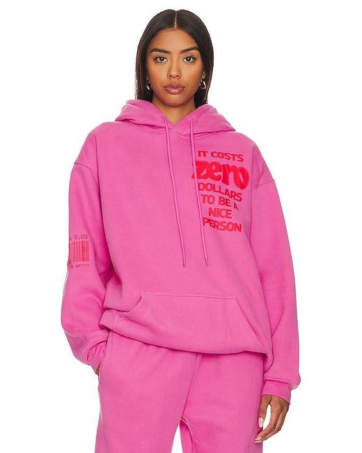 The Mayfair Group Pink It Costs $0 Hoodie
