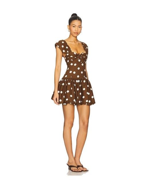 MAJORELLE Multicolor Dot Mini Dress
