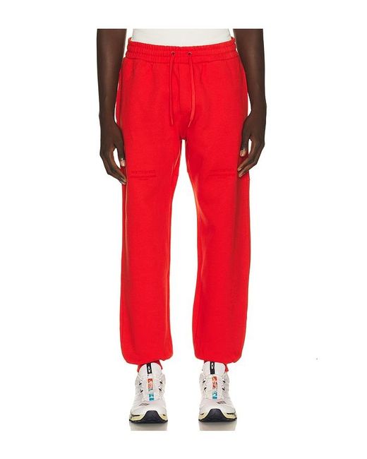 White/space Red Travel Pants for men