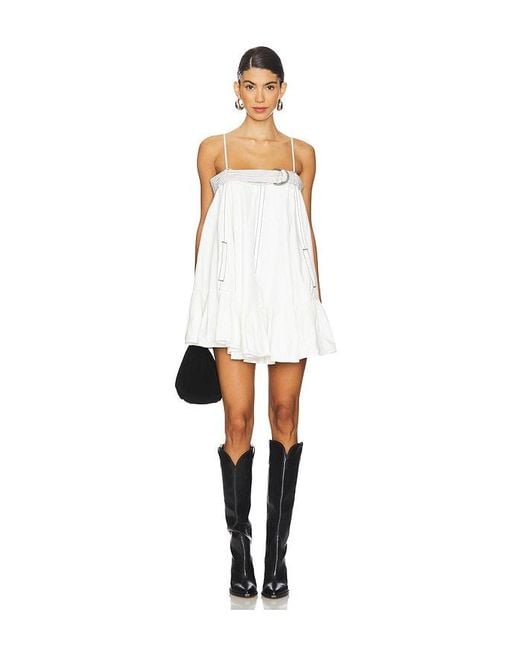 Free People White X Revolve Bay Breeze Mini Dress