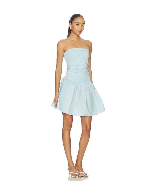 By Malene Birger Blue Marcia Mini Dress