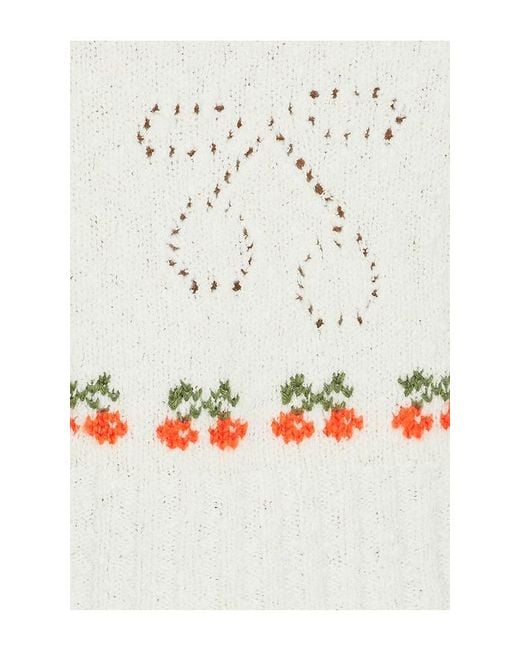 Free People White Tilly Pullover Sweater