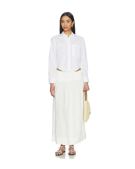Rails White Ramy Top