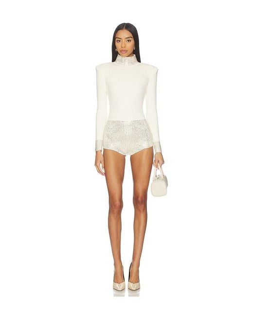 retroféte White Bethanie Romper