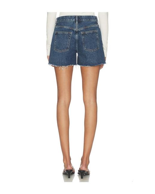 FRAME Blue The Long Hang Short