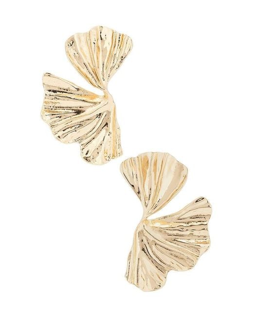 Shashi Metallic Palmera Earring