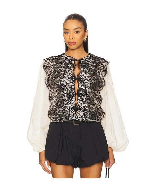 Sea Black Norabelle Top