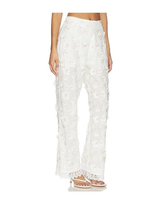 Waimari White Celia Pants