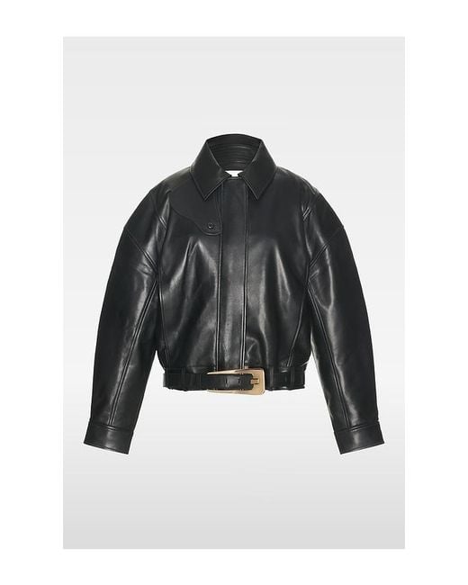 REVOLVE LOS ANGELES Black Kova Leather Jacket